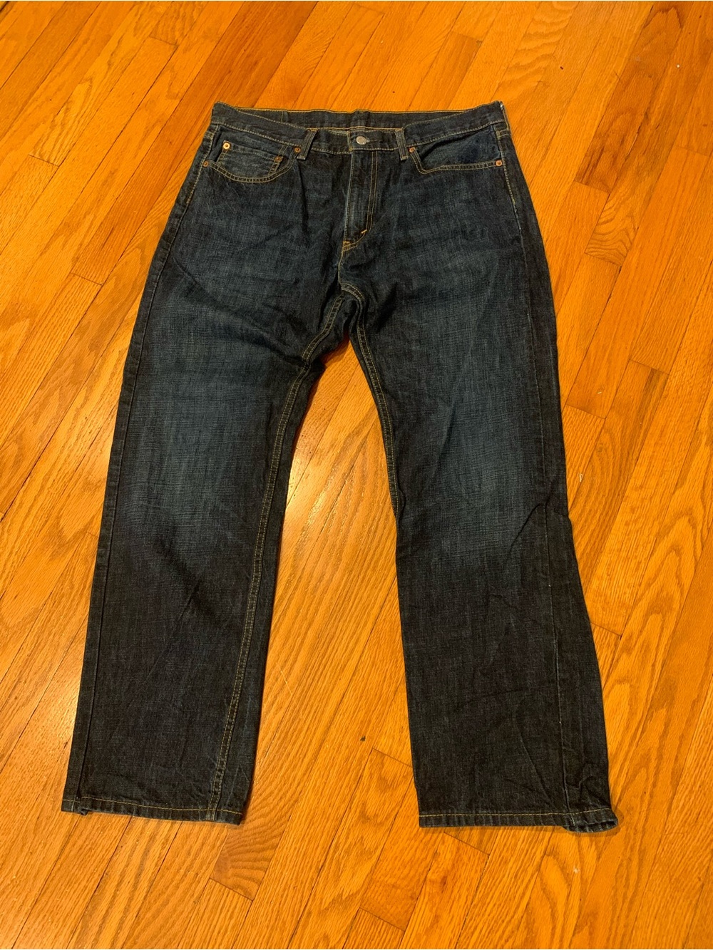 Levi's 599 Original Straight dark wash denim jeans